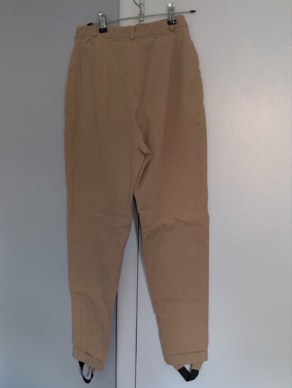 EUC Vintage Women's Ralph Lauren Tan Riding Pants with Stirrup Detail - Picture 2 of 3